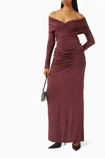 Raffy Draped Skirt in Jersey