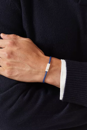 سوار ناتو بتصميم حبل فضة إسترلينية، 7 غرام