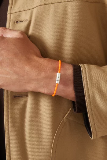 سوار ناتو بتصميم حبل فضة إسترلينية، 7 غرام