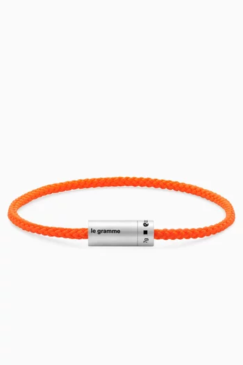 سوار ناتو بتصميم حبل فضة إسترلينية، 7 غرام