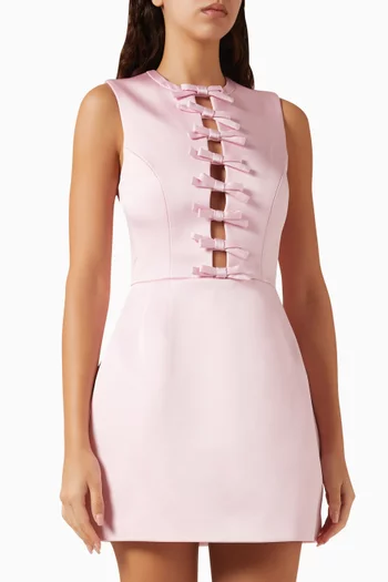 Aymee Mini Dress in Satin