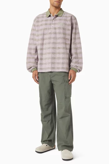 Striped Rugby Long-sleeve Top