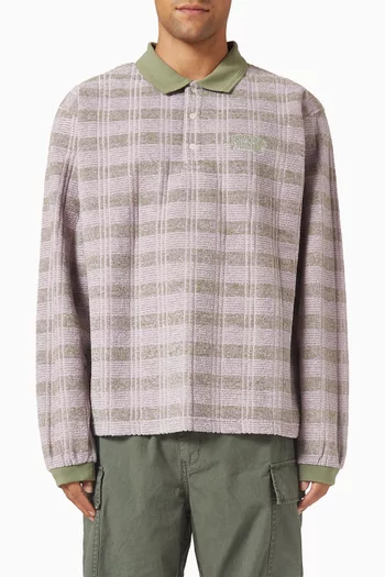 Striped Rugby Long-sleeve Top