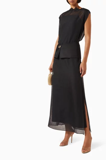 فستان آيفي بحزام