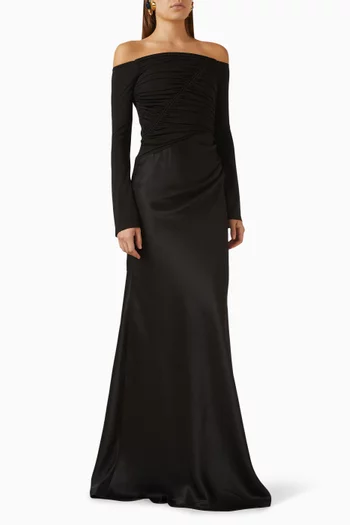 Phoenix Off-shoulder Gown