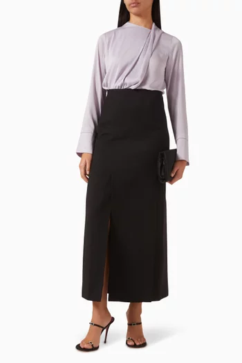 بلوزة نارا مقسمة لأجزاء