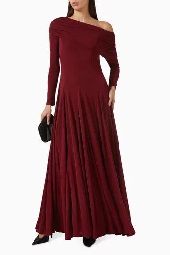 Caelis Off-shoulder Maxi Dress