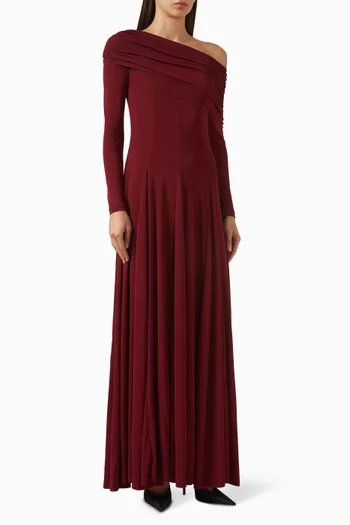 Caelis Off-shoulder Maxi Dress