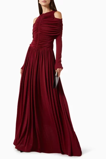 Lunaria Pleated Maxi Dress