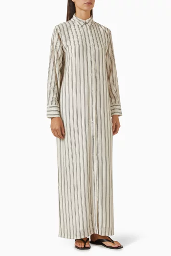 Hannah Pinstripe Kaftan