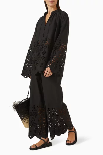 Broderie Anglaise Pants