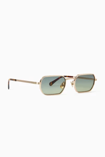 Shmooz Sunglasses in Metal