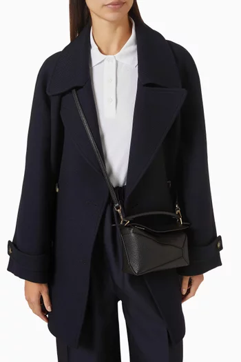 Mini Puzzle Edge Bag in Grained Calfskin