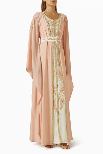 Embellished 2-piece Kaftan Set