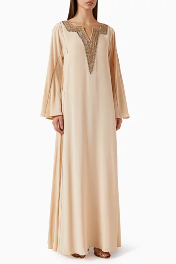Crystal-embellished Kaftan