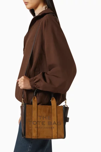 The Small Tote Bag in Suede