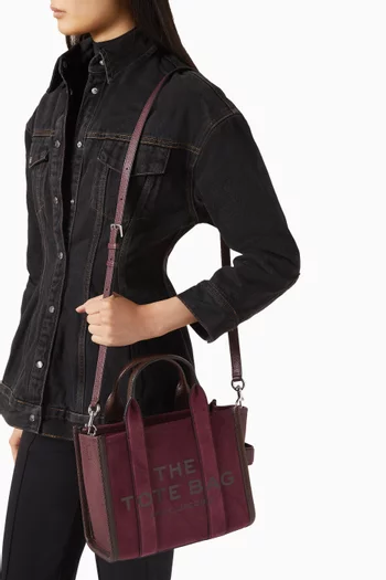 The Small Tote Bag in Suede