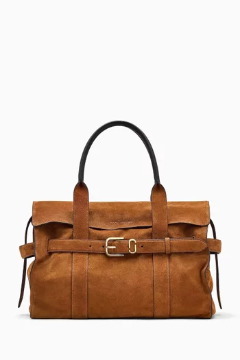 The Dakota Tote Bag in Suede