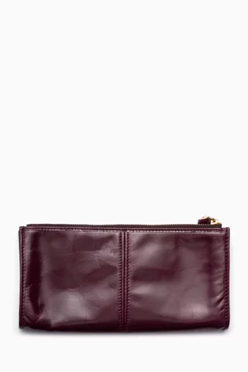 Triangle Pouch in Leather