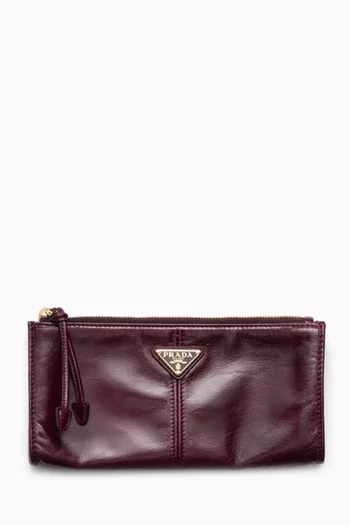 Triangle Pouch in Leather
