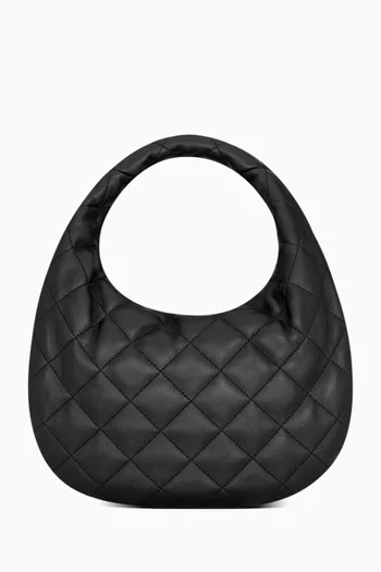 حقيبة إيكارينو بيد علوية جلد نابا مبطّن