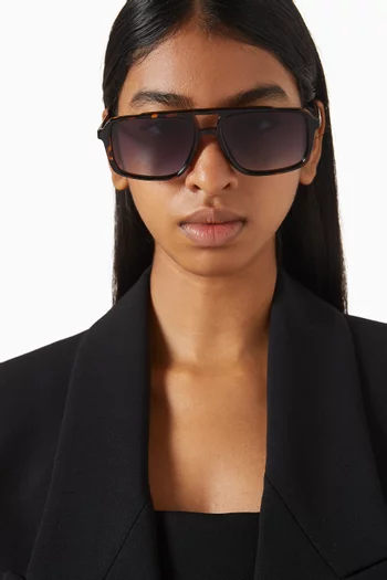 Le Gars Wide-fit Sunglasses in Polymer