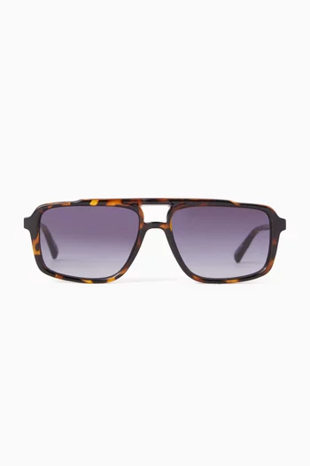 Le Gars Wide-fit Sunglasses in Polymer