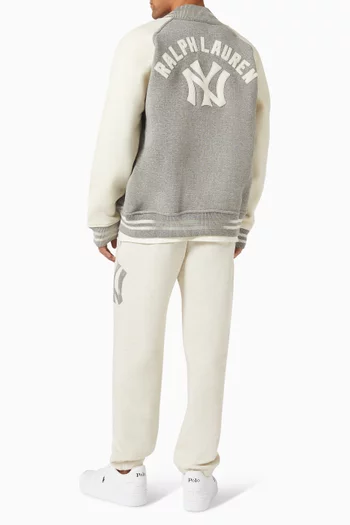 جاكيت صوف وجيرسيه بولو رالف لورين× يانكيز