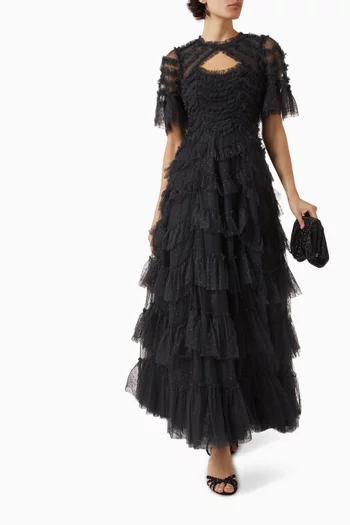 Aviana Ruffle Gown