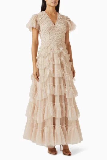 Aviana Ruffle Gown