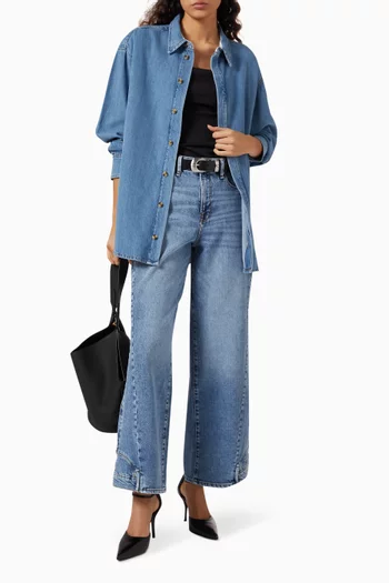 Oversized Shirt in Denim