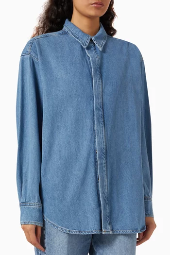 Oversized Shirt in Denim