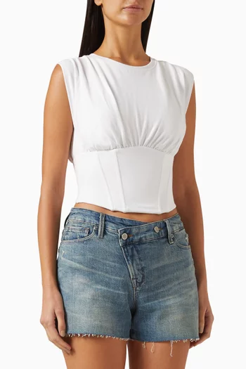 Sleeveless Corset Top