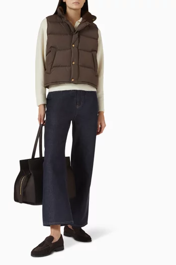 فيست مبطن بريش الإوز للجنسين