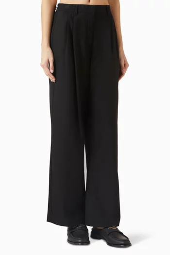 Double-pleated Slacks