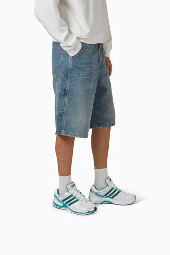 x Sporty & Rich Adistar Control 5 Sneakers in Mesh