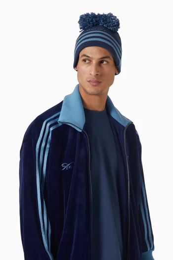 x AVAVAV Pom-pom Beanie in Acrylic-knit