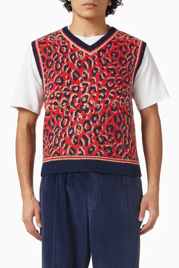 x Wales Bonner Knit Vest in Wool-blend