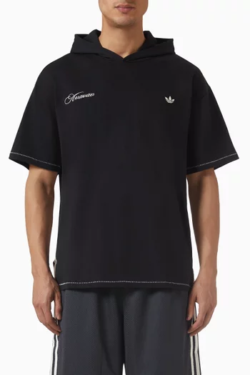 x Avavav Hooded T-shirt in Cotton