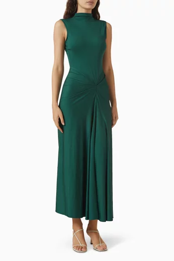 فستان مقسّم لأجزاء بدرابيه جيرسيه