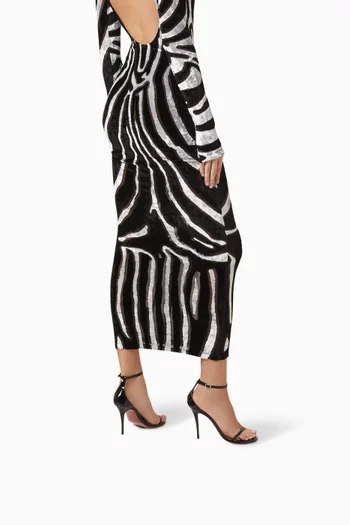 صندل باربرا بكعب 105 مم جلد لامع