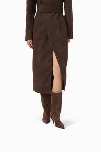 Fiona 60 Boots in Suede