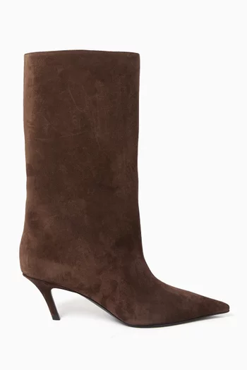 Fiona 60 Boots in Suede