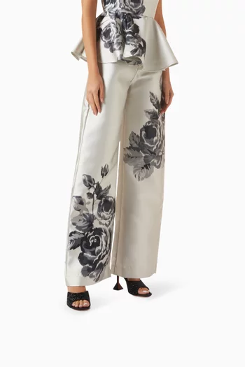 حذاء لوبيتا مفتوح من الخلف ومرصع بالكريستال بكعب 95 مم ستان