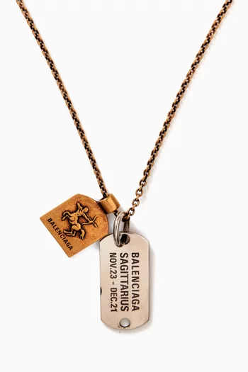 قلادة برمز برج القوس نحاس