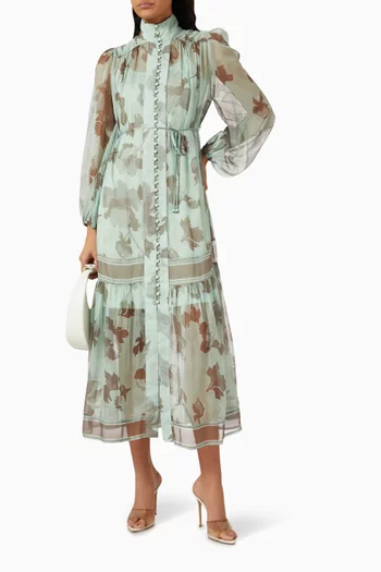 Printed Belted Dress