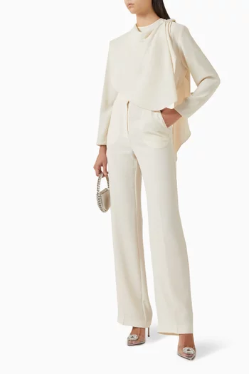 Wide-leg Pants in Viscose