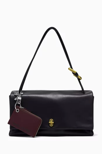 حلية حقيبة بتصميم محفظة عملات معدنية جلد