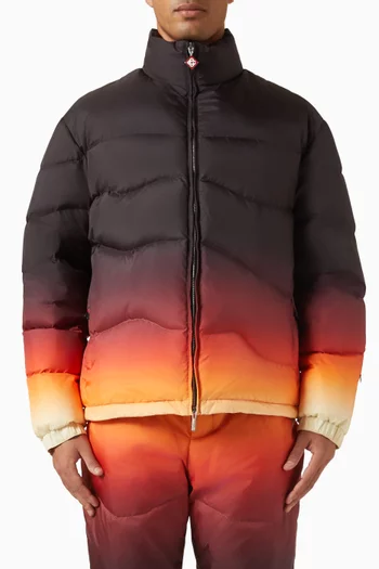 جاكيت مبطن بألوان متدرجة