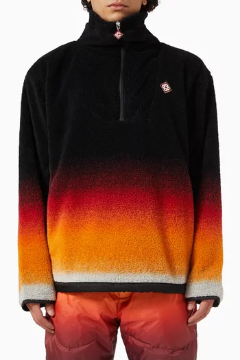 Gradient-print Jacket in Fleece